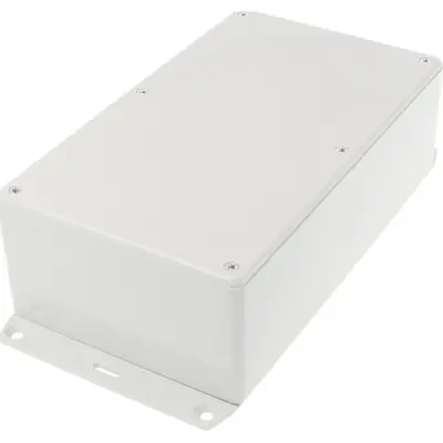ABS enclosure, (L x W x H) 191 x 110 x 61 mm, light gray (RAL 7035), IP54, 1591EF2SGY - 1