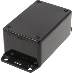 ABS enclosure, (L x W x H) 85 x 56 x 39 mm, black (RAL 9005), IP54, 1591LF2SBK