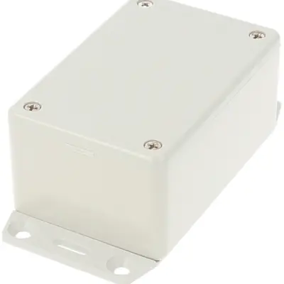 ABS enclosure, (L x W x H) 85 x 56 x 39 mm, light gray (RAL 7035), IP54, 1591LF2SGY - 1