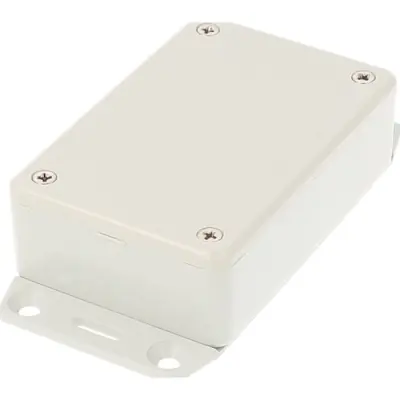 ABS enclosure, (L x W x H) 85 x 56 x 26 mm, light gray (RAL 7035), IP54, 1591MF2SGY - 1