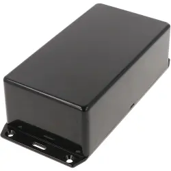 ABS enclosure, (L x W x H) 150 x 80 x 50 mm, black (RAL 9005), IP54, 1591DSFLBK