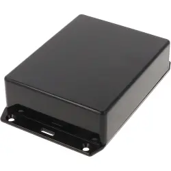 ABS enclosure, (L x W x H) 120 x 94 x 34 mm, black (RAL 9005), IP54, 1591GSFLBK