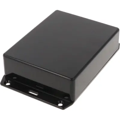 ABS enclosure, (L x W x H) 120 x 94 x 34 mm, black (RAL 9005), IP54, 1591GSFLBK - 1