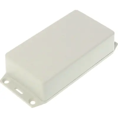 ABS enclosure, (L x W x H) 112 x 64 x 28 mm, light gray (RAL 7035), IP54, 1591XXBFLGY - 1