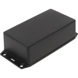 ABS enclosure, (L x W x H) 119 x 66 x 36 mm, black (RAL 9005), IP54, 1591XXCFLBK