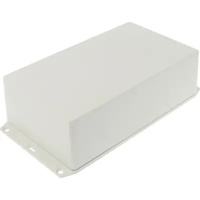 ABS enclosure, (L x W x H) 193 x 112 x 56 mm, light gray (RAL 7035), IP54, 1591XXEFLGY - 1