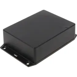 ABS enclosure, (L x W x H) 122 x 94 x 36 mm, black (RAL 9005), IP54, 1591XXGFLBK