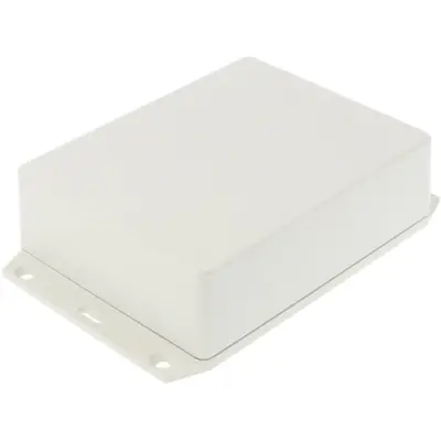 ABS enclosure, (L x W x H) 122 x 94 x 36 mm, light gray (RAL 7035), IP54, 1591XXGFLGY - 1