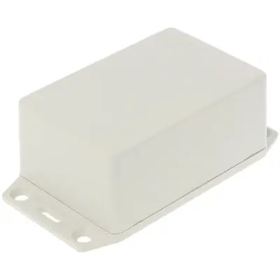 ABS enclosure, (L x W x H) 86 x 56 x 36 mm, light gray (RAL 7035), IP54, 1591XXLFLGY - 1