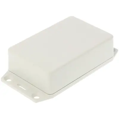 ABS enclosure, (L x W x H) 84 x 56 x 23 mm, light gray (RAL 7035), IP54, 1591XXMFLGY - 1