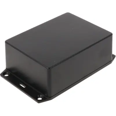 ABS enclosure, (L x W x H) 109 x 81 x 41 mm, black (RAL 9005), IP54, 1591XXSFLBK - 1