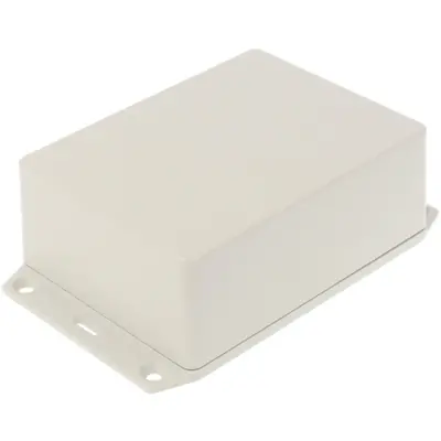 ABS enclosure, (L x W x H) 109 x 81 x 41 mm, light gray (RAL 7035), IP54, 1591XXSFLGY - 1