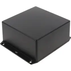 ABS enclosure, (L x W x H) 123 x 123 x 57 mm, black (RAL 9005), IP54, 1591XXUFLBK