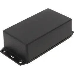 ABS enclosure, (L x W x H) 119 x 66 x 36 mm, black (RAL 9005), IP54, 1591XXCSFLBK