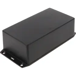 ABS enclosure, (L x W x H) 152 x 81 x 46 mm, black (RAL 9005), IP54, 1591XXDSFLBK