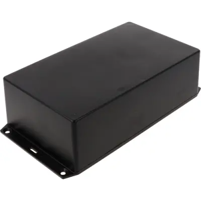ABS enclosure, (L x W x H) 193 x 112 x 56 mm, black (RAL 9005), IP54, 1591XXESFLBK - 1