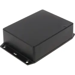 ABS enclosure, (L x W x H) 122 x 94 x 36 mm, black (RAL 9005), IP54, 1591XXGSFLBK
