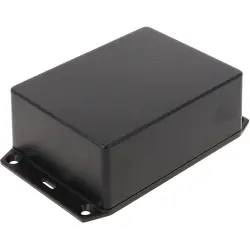 ABS enclosure, (L x W x H) 109 x 81 x 41 mm, black (RAL 9005), IP54, 1591XXSSFLBK