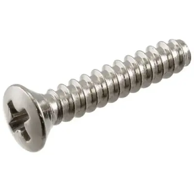 Screw, steel, (L) 20 mm, black, for series 1593, 1593QS100 - 1
