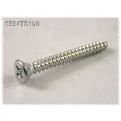 Screw, steel, (L) 18 mm, black, 1594TS100