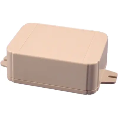 ABS enclosure, (L x W x H) 80 x 60 x 30 mm, light gray (RAL 7035), IP54, RL6105-F - 1