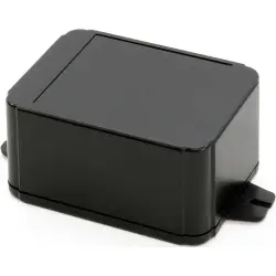 ABS enclosure, (L x W x H) 80 x 60 x 40 mm, black (RAL 9005), IP54, RL6115-FBK