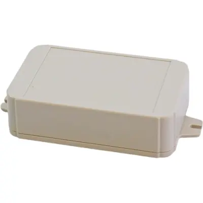 ABS enclosure, (L x W x H) 105 x 65 x 30 mm, light gray (RAL 7035), IP54, RL6165-F - 1