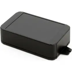 ABS enclosure, (L x W x H) 105 x 65 x 30 mm, black (RAL 9005), IP54, RL6165-FBK