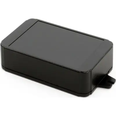 ABS enclosure, (L x W x H) 105 x 65 x 30 mm, black (RAL 9005), IP54, RL6165-FBK - 1