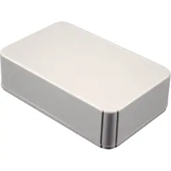ABS enclosure, (L x W x H) 105 x 65 x 40 mm, light gray (RAL 7035), IP54, RL6175-F
