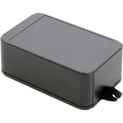 ABS enclosure, (L x W x H) 105 x 65 x 40 mm, black (RAL 9005), IP54, RL6175-FBK