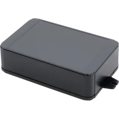 ABS enclosure, (L x W x H) 125 x 80 x 35 mm, black (RAL 9005), IP54, RL6215-FBK - 1