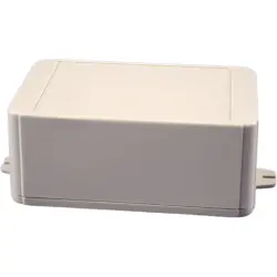 ABS enclosure, (L x W x H) 125 x 80 x 50 mm, light gray (RAL 7035), IP54, RL6225-F