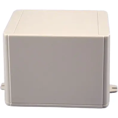 ABS enclosure, (L x W x H) 125 x 100 x 90 mm, light gray (RAL 7035), IP54, RL6365-F - 1