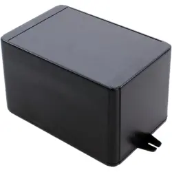 ABS enclosure, (L x W x H) 150 x 100 x 90 mm, black (RAL 9005), IP54, RL6465-FBK