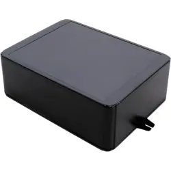 ABS enclosure, (L x W x H) 200 x 150 x 70 mm, black (RAL 9005), IP54, RL6655-FBK
