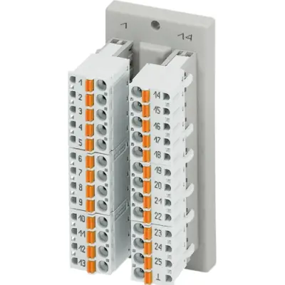 Implementation module, 25 pole, 2.5 A, 60 V, 2903055, DFLK-D25 SUB/M/FKCT - 1