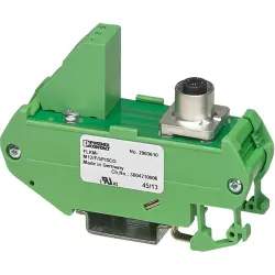 Transfer module, 5 pole, 4 A, 30 V, 2903610, FLKM-M12/F/5P/SCO