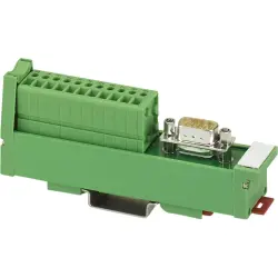 Transfer module, 9 pole, 2.5 A, 60 V, 2959573, UM 25-D 9SUB/S/FRONT/Q