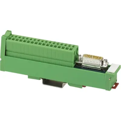 Transfer module, 15 pole, 2.5 A, 60 V, 2959599, UM 25-D15SUB/S/FRONT/Q - 1