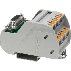 Transfer module, 15 pole, 2 A, 25 V, 2903780, VIP-2/PT/D15SUB/F