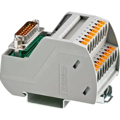 Transfer module, 15 pole, 2 A, 25 V, 2903779, VIP-2/PT/D15SUB/M - 1