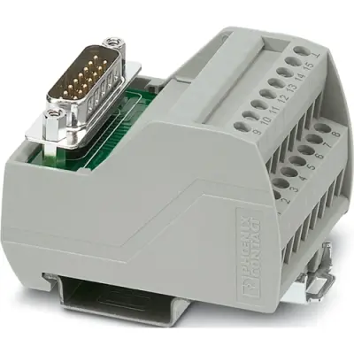 Transfer module, 15 pole, 2 A, 25 V, 2315120, VIP-2/SC/D15SUB/M - 1
