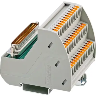 Transfer module, 37 pole, 2 A, 25 V, 2903783, VIP-3/PT/D37SUB/M - 1