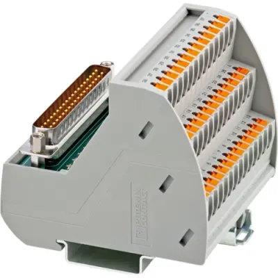 Transfer module, 37 pole, 2 A, 24 V, 2904261, VIP-3/PT/D37SUB/M/LED - 1