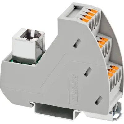 Transfer module, 8 pole, 1 A, 48 V, 2904290, VIP-3/PT/RJ45 - 1