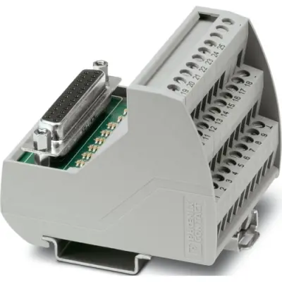 Transfer module, 25 pole, 2.5 A, 24 V, 2322210, VIP-3/SC/D25SUB/F/LED - 1