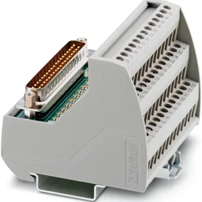 Transfer module, 37 pole, 2.5 A, 24 V, 2322171, VIP-3/SC/D37SUB/M/LED - 1