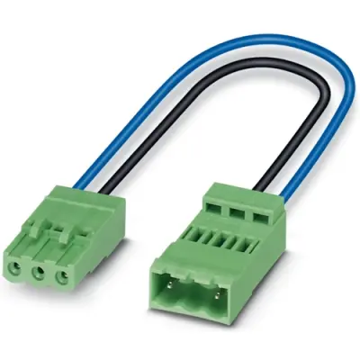 Smart meter gateway line, 0.38 m, crimp connection straight, 0.82 mm², AWG 18, 1006733 - 1