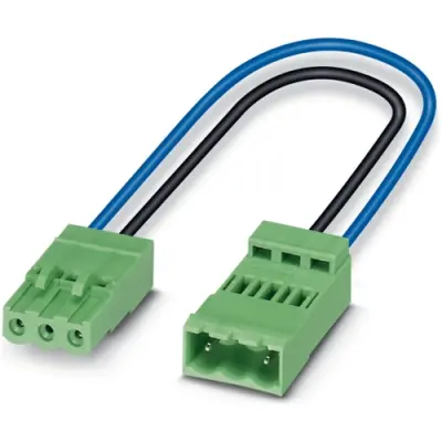 Smart meter gateway line, 0.33 m, crimp connection straight, 0.82 mm², AWG 18, 1714070 - 1